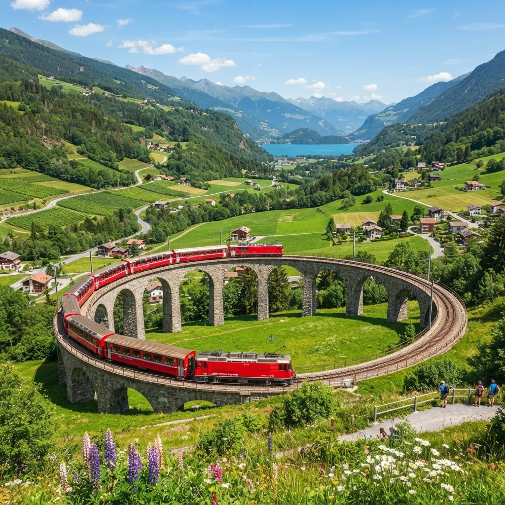 Northern Lakes, Venice & Milan with the Bernina Express and Franciacorta · 8 days