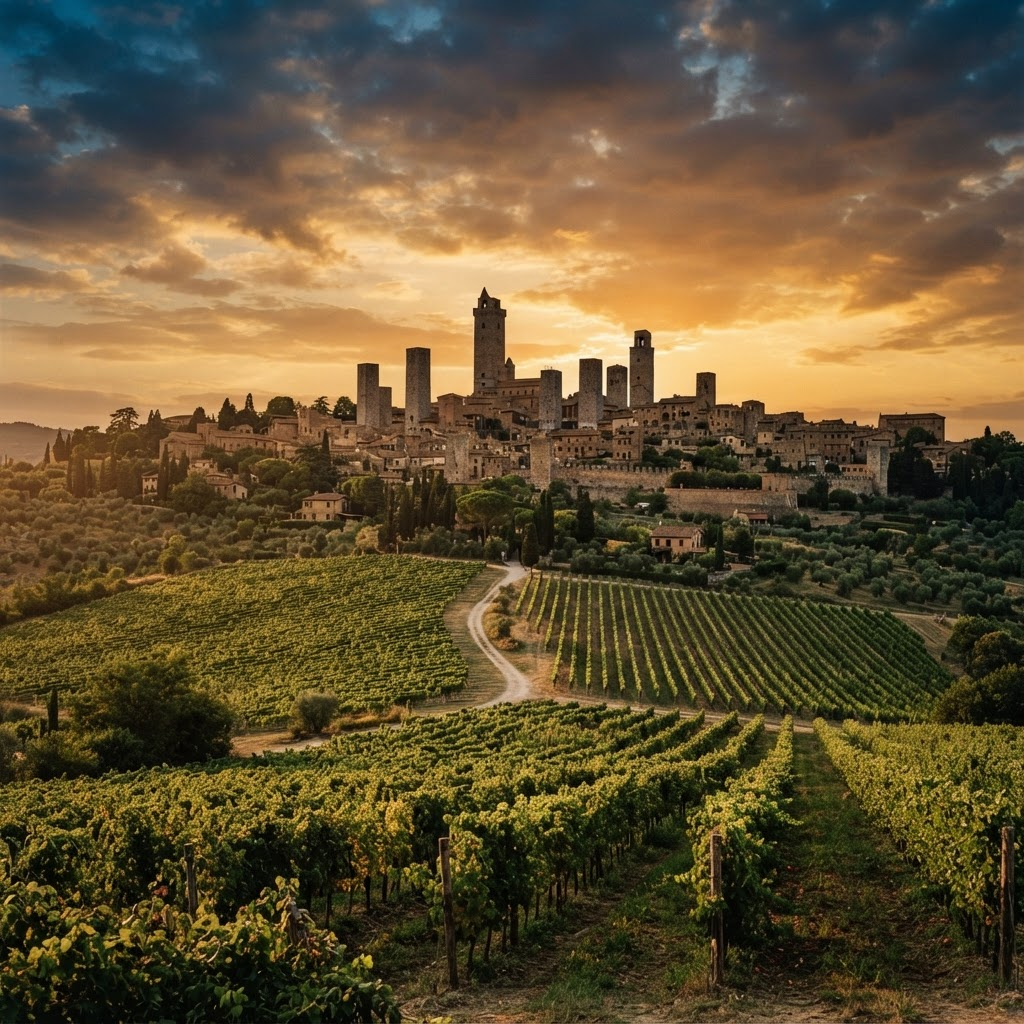 Florencia a San Gimignano y vino toscano (Privado)