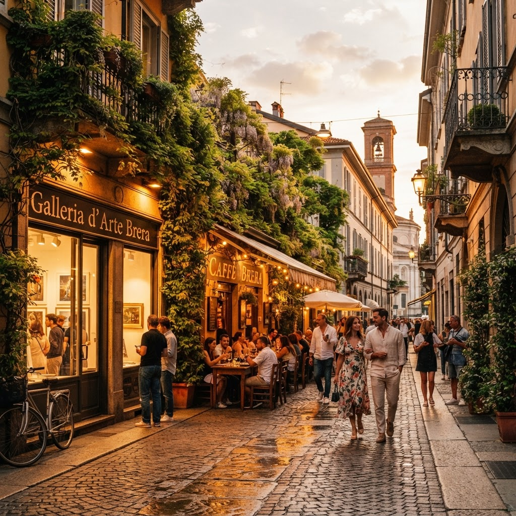 Visita guiada a la Galería Brera y su barrio