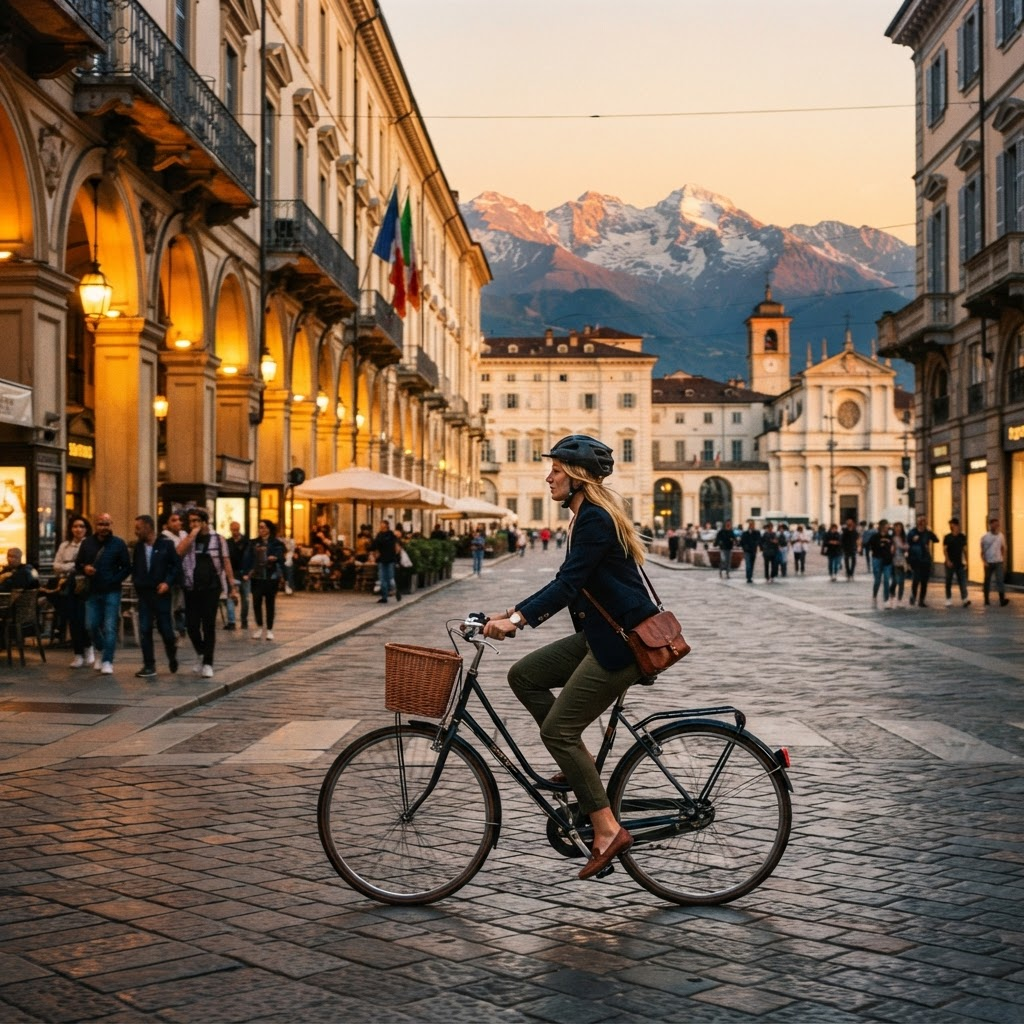 Lo más destacado y joyas ocultas: Tour en bici por Turín