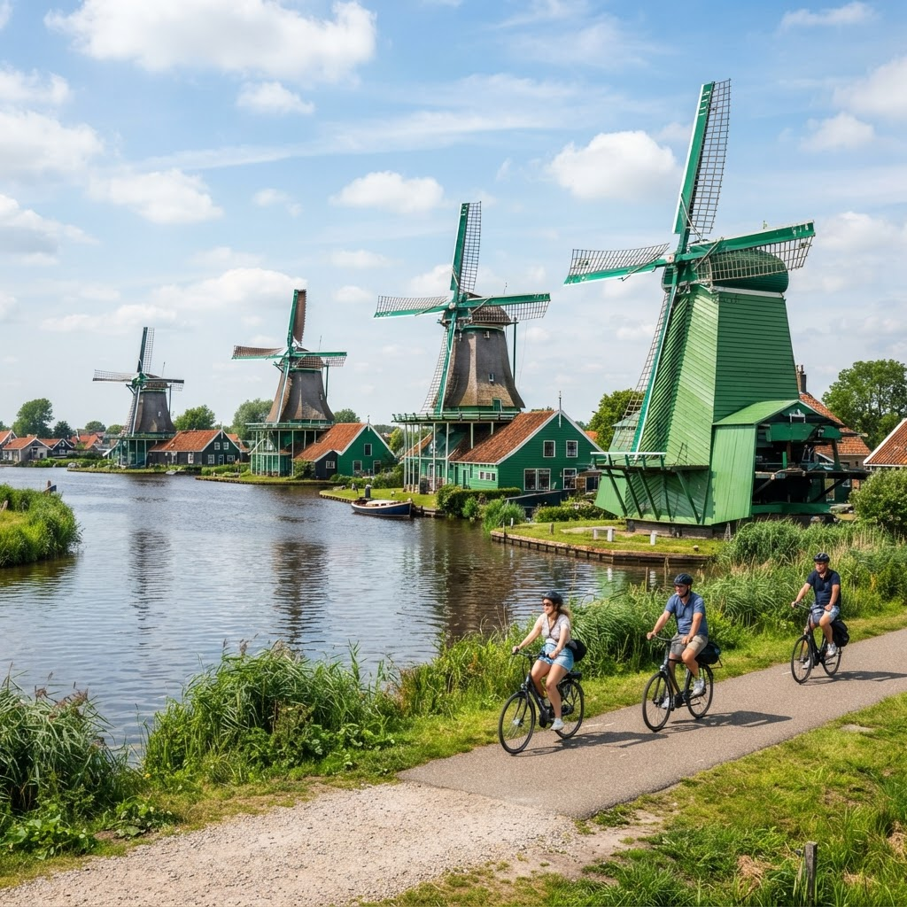 Excursión en bicicleta eléctrica a Zaanse Schans