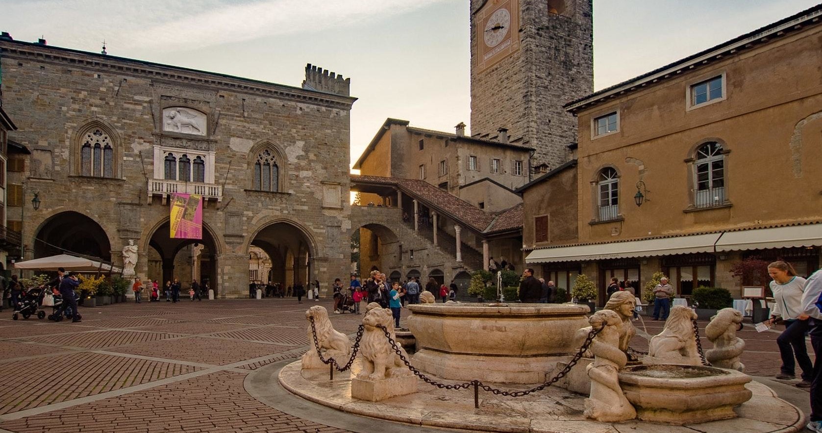 Città Alta de Bérgamo: tour privado a pie