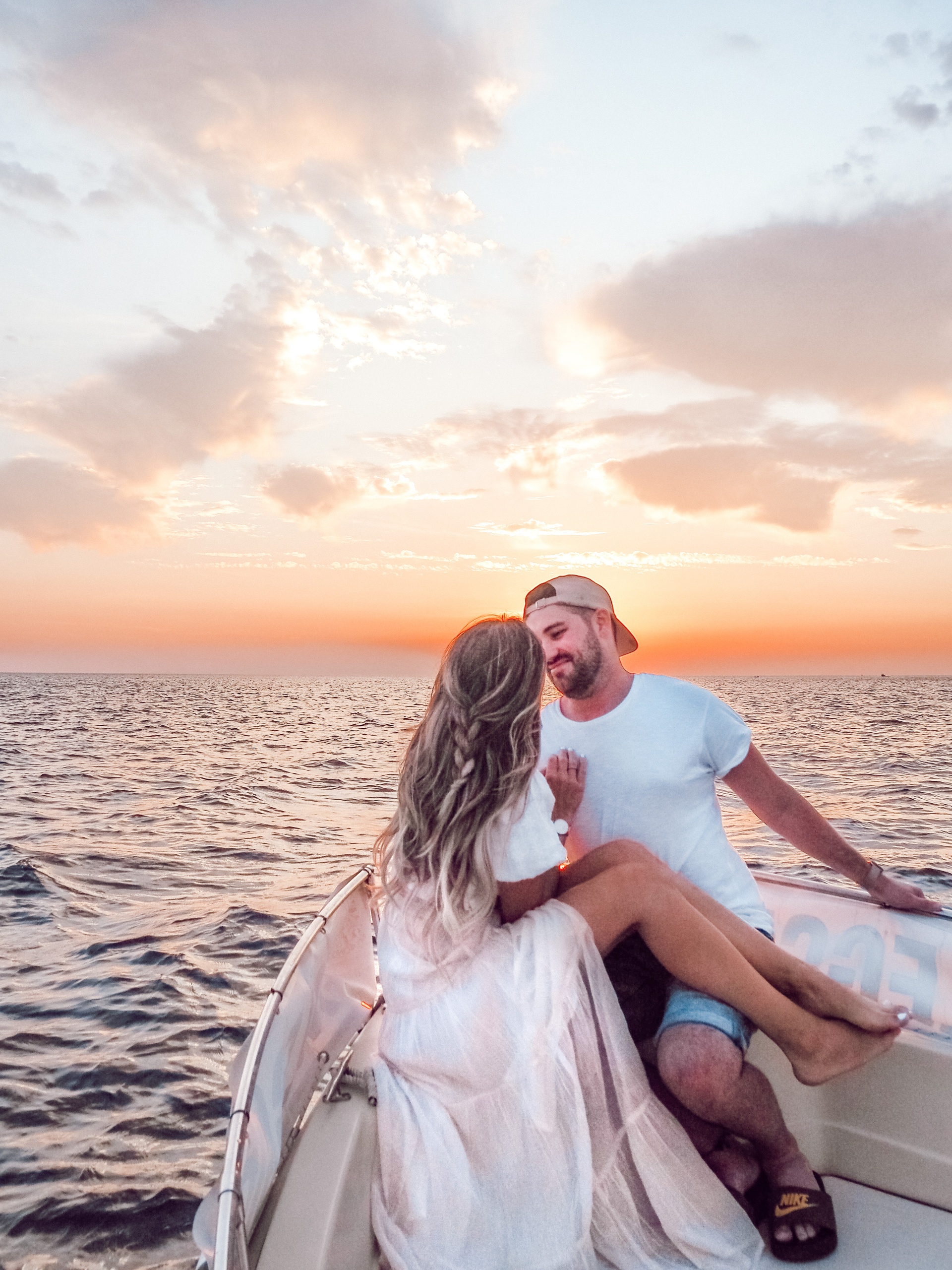 Cinque Terre al atardecer en barco