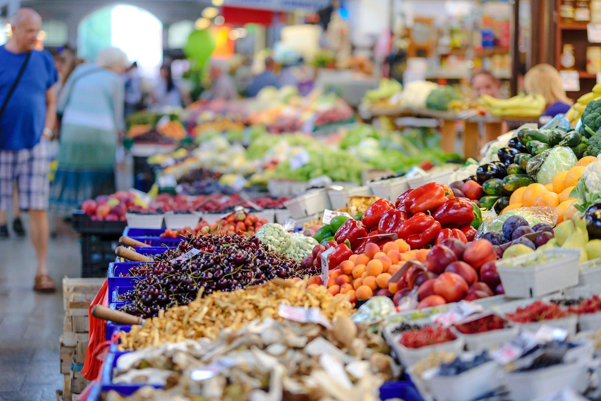 Mercado y clase de cocina italiana