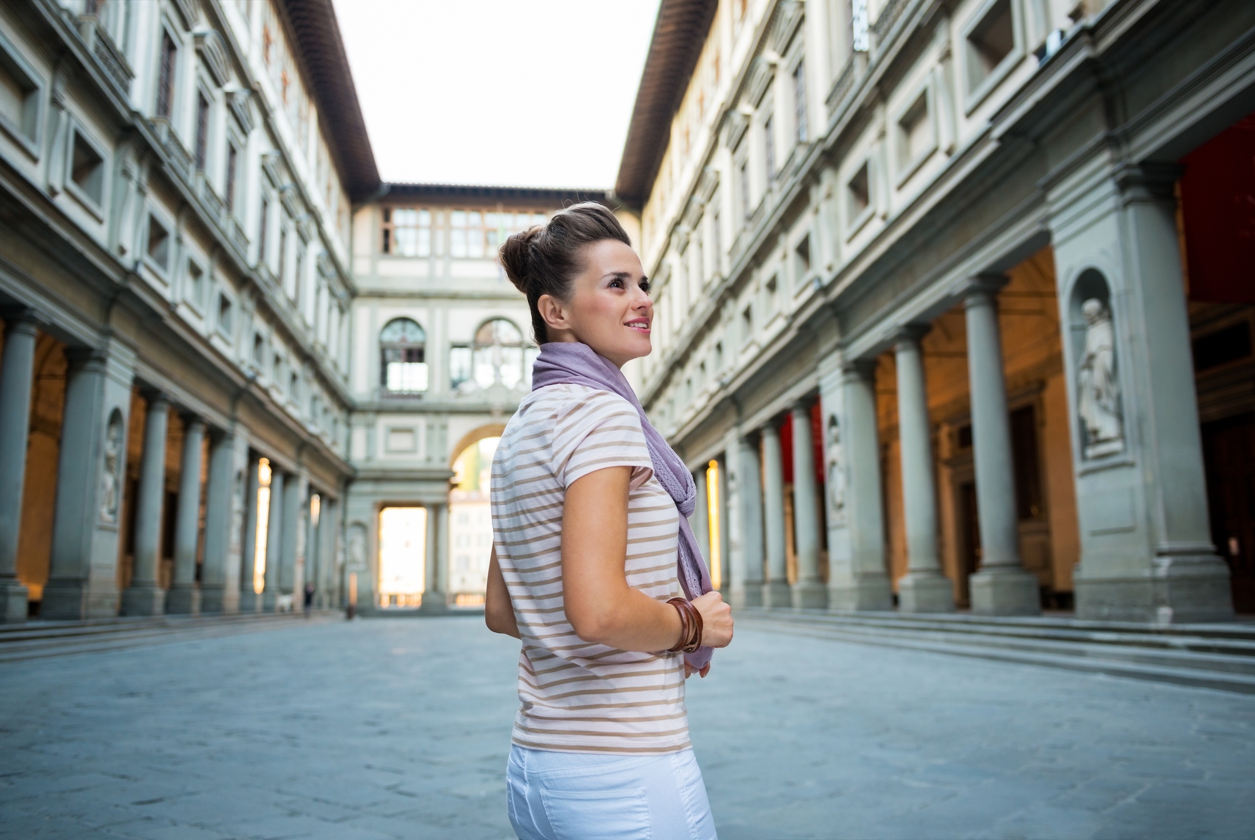 Galería Uffizi en grupo reducido