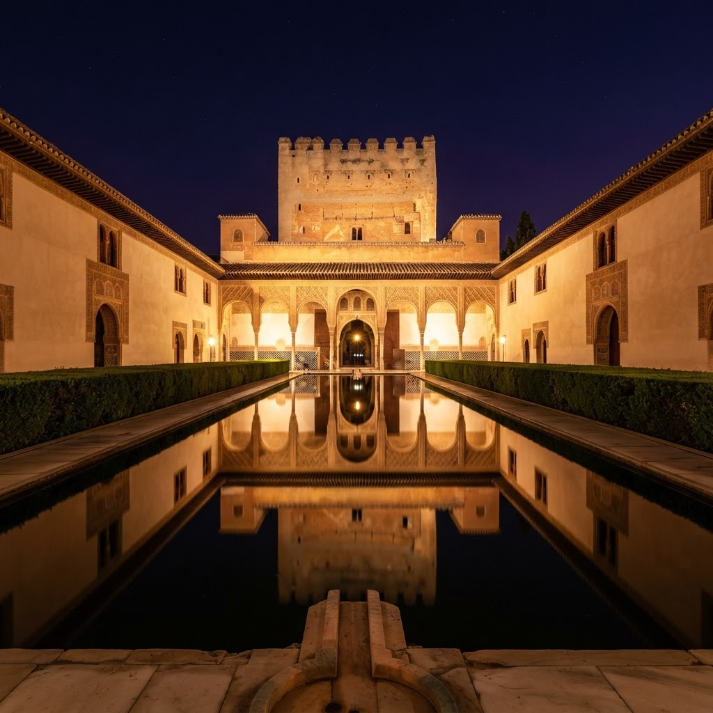 Alhambra: visita privada nocturna (inglés)
