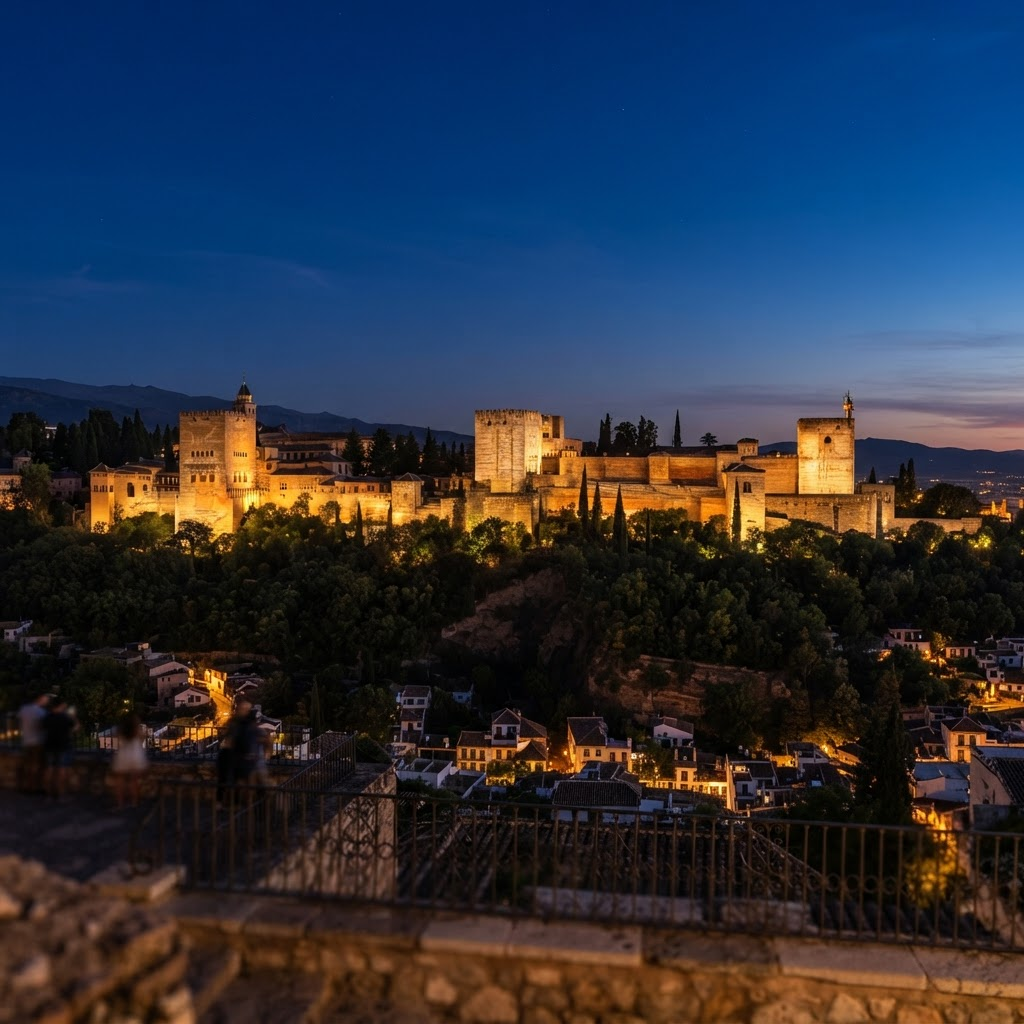 Alhambra nocturna: Palacios Nazaríes (grupo reducido)