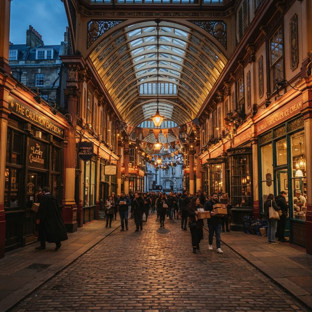 Harry Potter al completo por todo Londres