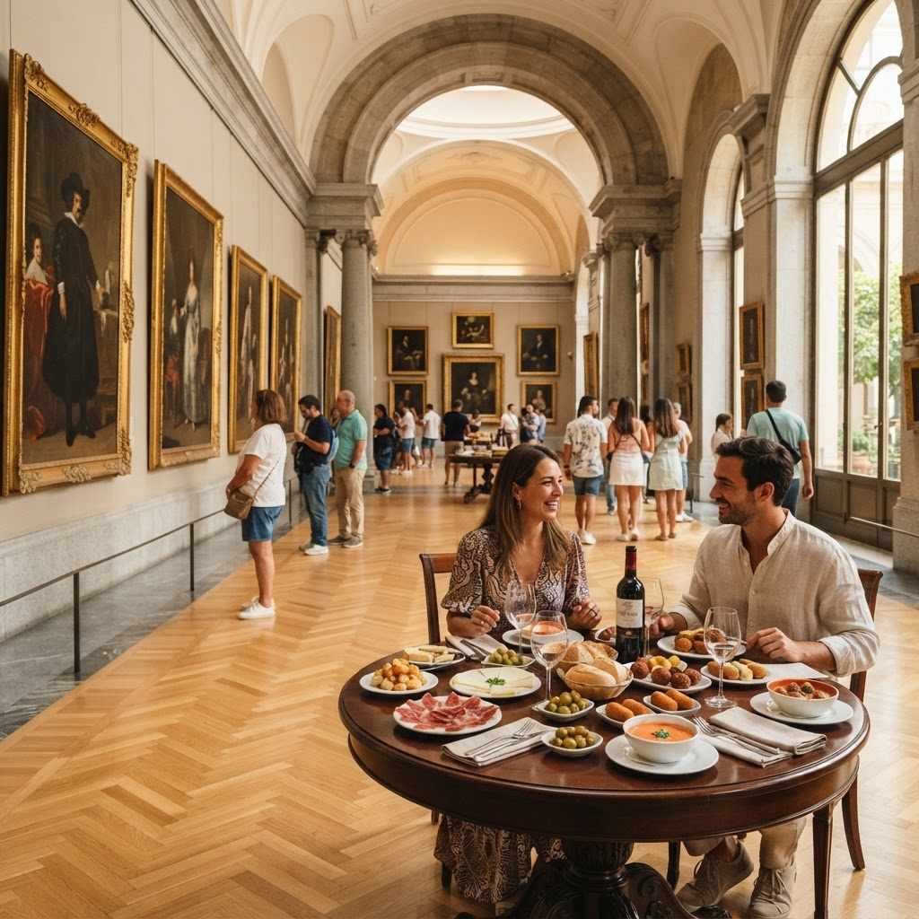 Museo del Prado y degustación de tapas