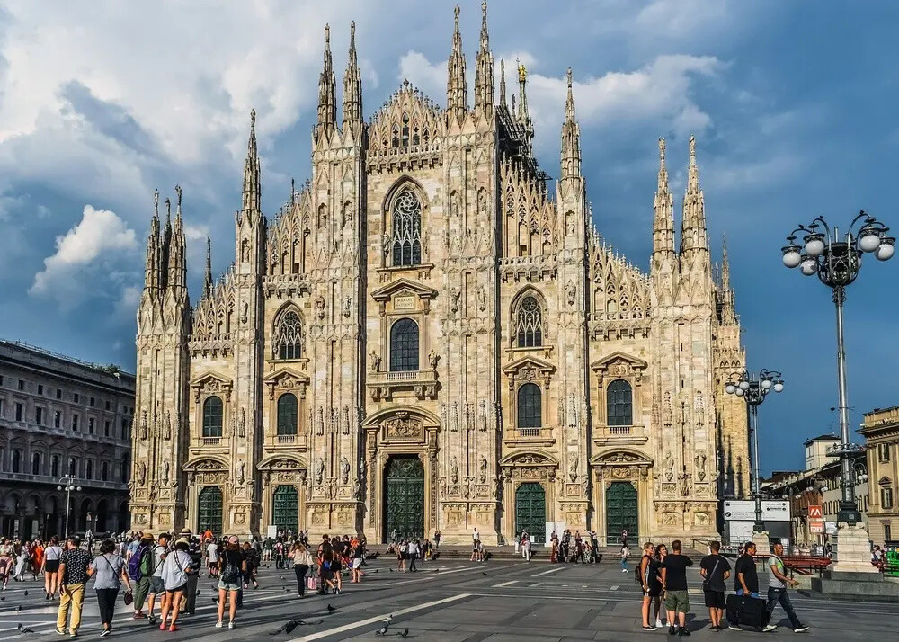 Catedral y terrazas del Duomo con entradas