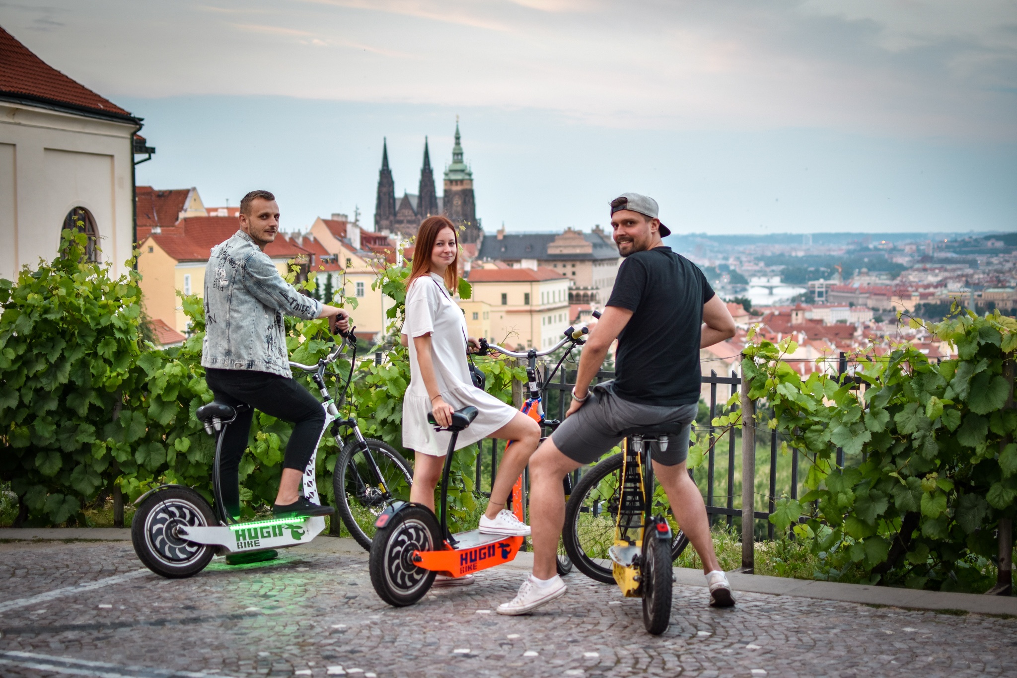 Gran tour de Praga en e-scooter: privado