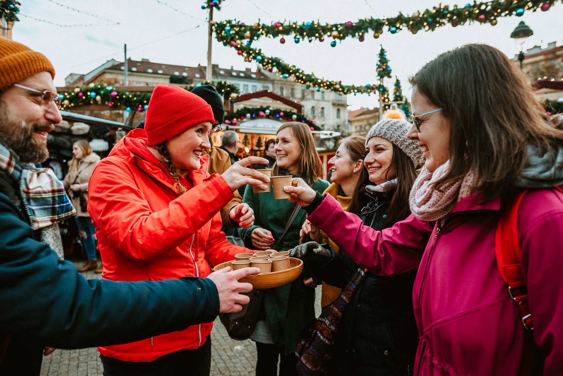 Mercados de Navidad de Praga con dulces y tradiciones checas