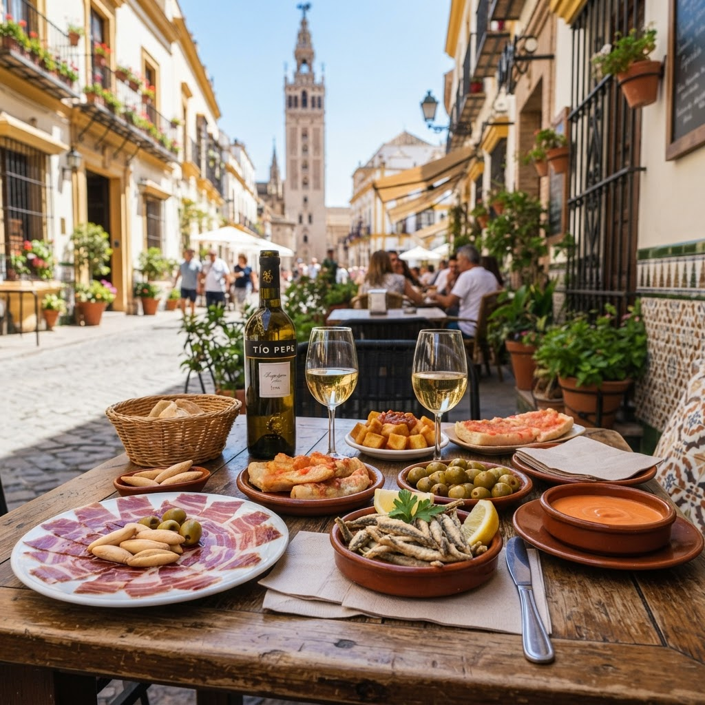 Tour gastronómico premium: tapas, vino y terrazas